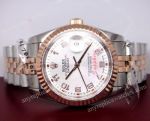 Rolex Datejust Watch Two Tone Rose Gold Jubilee / Arabic